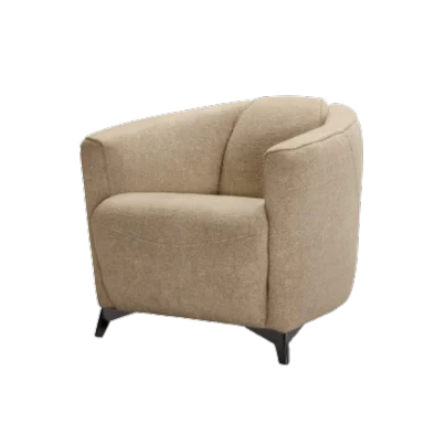 Butaca Nube tapizada con asiento envolvente